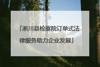淅川县检察院订单式法律服务助力企业发展