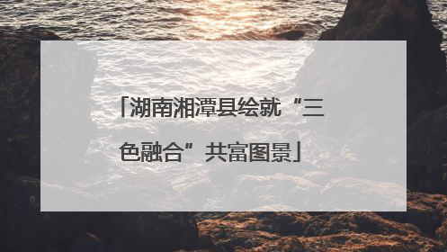 湖南湘潭县绘就“三色融合”共富图景