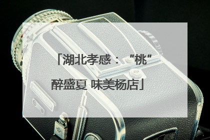 湖北孝感：“桃”醉盛夏 味美杨店
