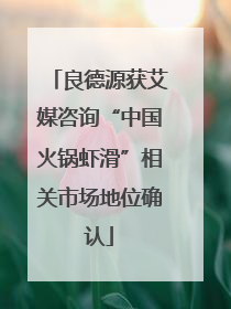 良德源获艾媒咨询“中国火锅虾滑”相关市场地位确认