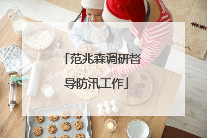 范兆森调研督导防汛工作
