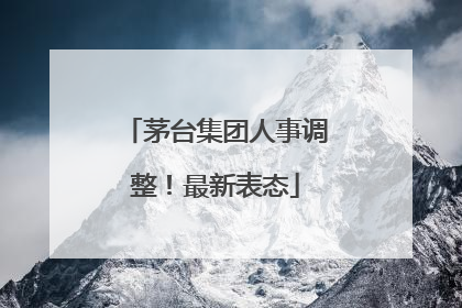 茅台集团人事调整！最新表态