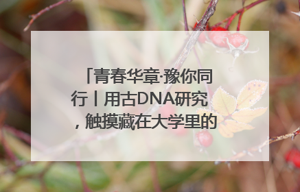 青春华章·豫你同行丨用古DNA研究，触摸藏在大学里的“上下五千年”