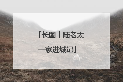 长图丨陆老太一家进城记