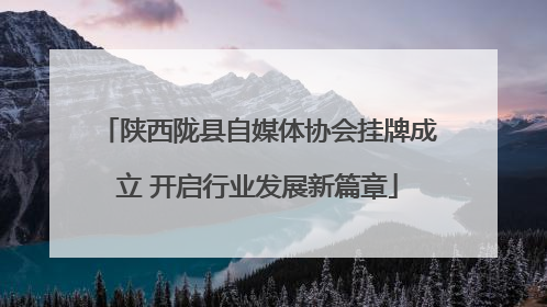 陕西陇县自媒体协会挂牌成立 开启行业发展新篇章