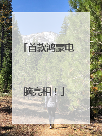 首款鸿蒙电脑亮相！