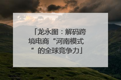 龙永图：解码跨境电商“河南模式”的全球竞争力