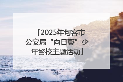 2025年句容市公安局“向日葵”少年警校主题活动