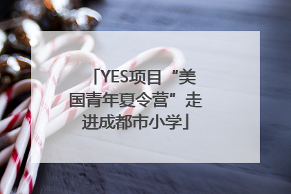 YES项目“美国青年夏令营”走进成都市小学